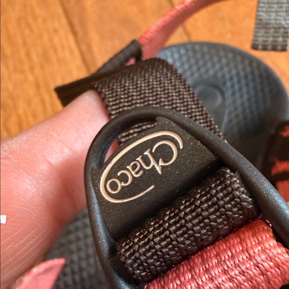 Chaco Sandals with Red and Black Straps - Picture 2 of 7